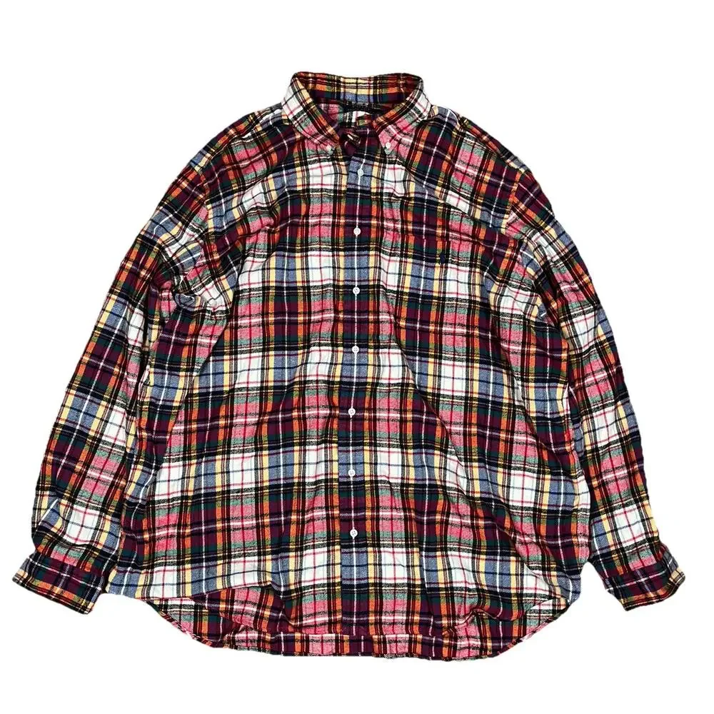 Ralph Lauren Shirt Mens 3XB Plaid Soft Flannel Button Down Pocket Pony Logo